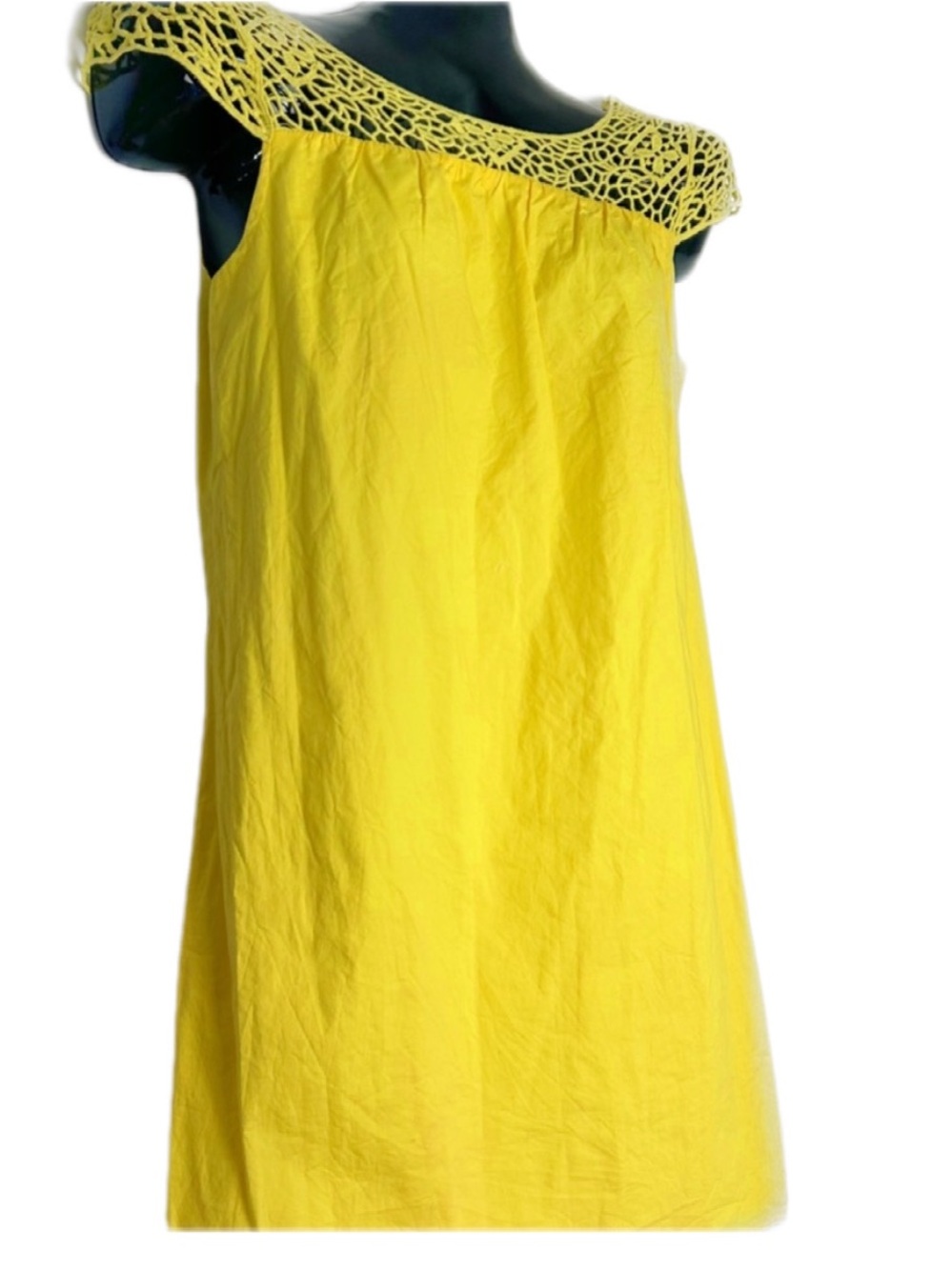 Bright Yellow A-Line Dress - Picture 3 of 7